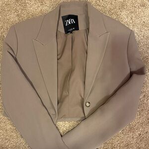 ZARA Cropped Blazer Jacket